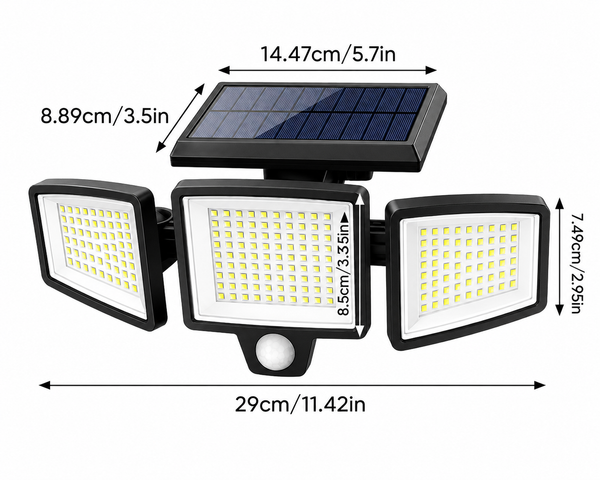 Solar Light Fence