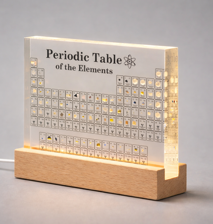 Tavola periodica con elementi reali