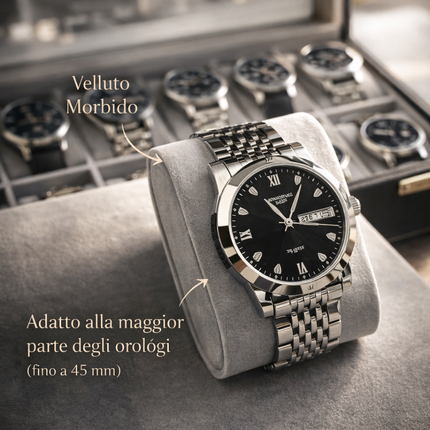 Cofanetto Porta Orologi (12 posti+Cassetto) - Nero