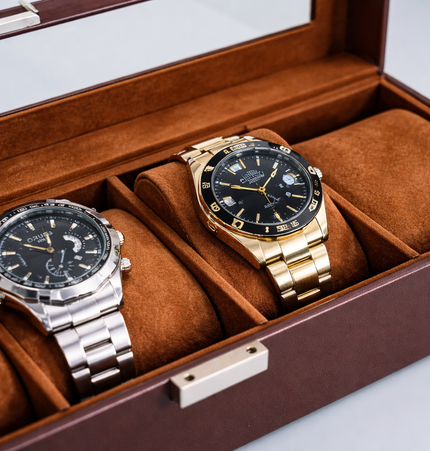 Porta Orologi a 6 Scomparti