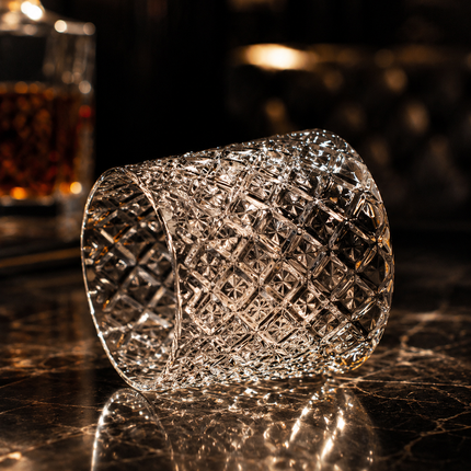 Bicchieri da Whiskey con Base Rotante