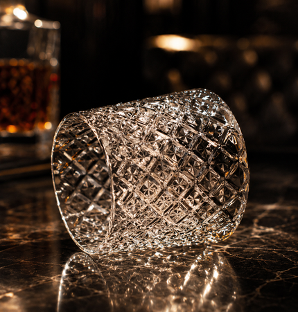 Bicchieri da Whiskey con Base Rotante