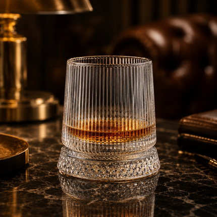 Bicchieri da Whiskey con Base Rotante