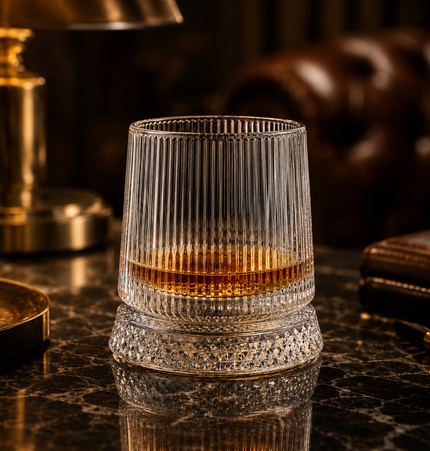 Bicchieri da Whiskey con Base Rotante