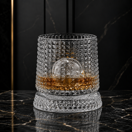 Bicchieri da Whiskey con Base Rotante