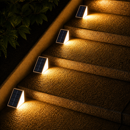 StepGlow™ — Solarleuchten für Treppen