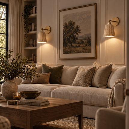 Fethiye – Natuurlijke draadloze wandlamp (DE)