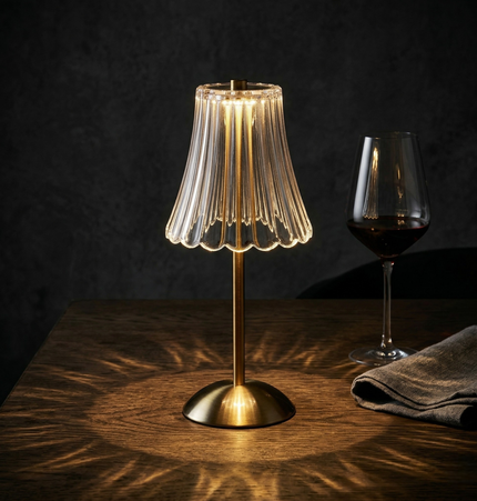 Lampada Cristallo Senza Fili