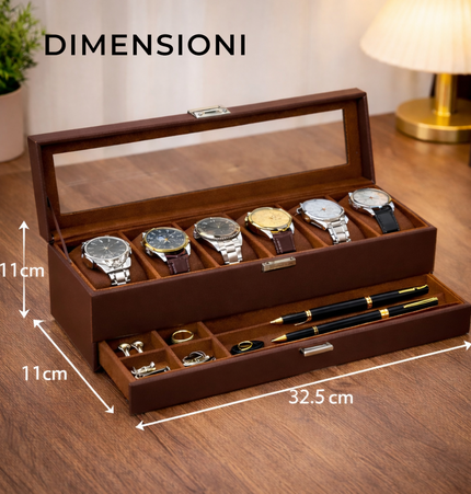 Cofanetto Porta Orologi (6 + 1)