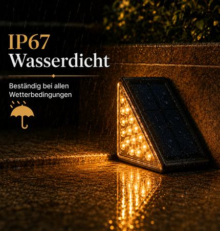 StepGlow™ — Solarleuchten für Treppen