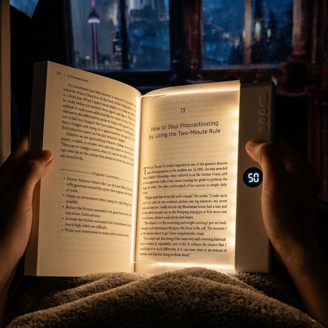 PageGlow™ – Lampe de lecture LED