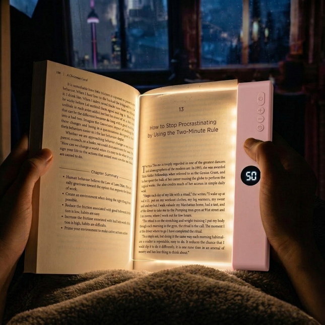 PageGlow™ – Luce LED per Lettura (Rosa)