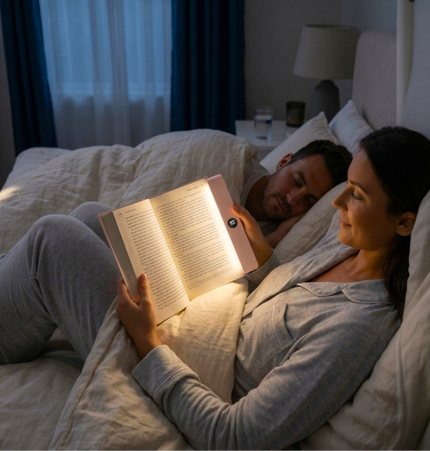 PageGlow™ – Luce LED per Lettura (Rosa)