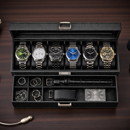 Porta Orologi a 6 Scomparti