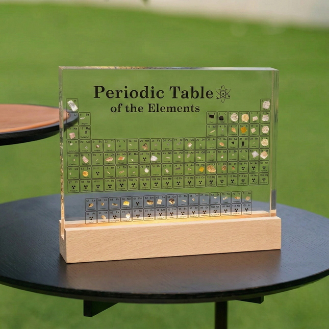 Tableau périodique avec éléments réels