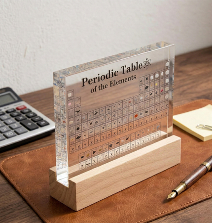 Tavola periodica con elementi reali