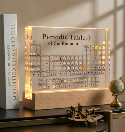 Tavola periodica con elementi reali
